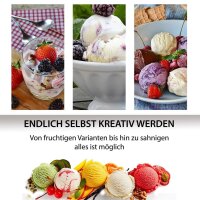 4in1 Softeismaschine Frozen Yogurt Maschine Eismaschine Flaschenkühler gelb