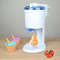 4in1 Softeismaschine Frozen Yogurt Maschine Eismaschine Flaschenkühler GG-45W-Blue Rico