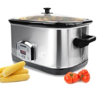 7,5 l Slow Cooker | Schmortopf | Schongarer | Multikocher...