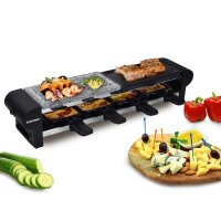 4er Raclette für 4 | Miniraclette | Steinplatte |...